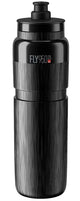 Elite Fly Tex Bottle accessory, durable black plastic water bottle with ergonomic design and screw-on lid for outdoor activities.