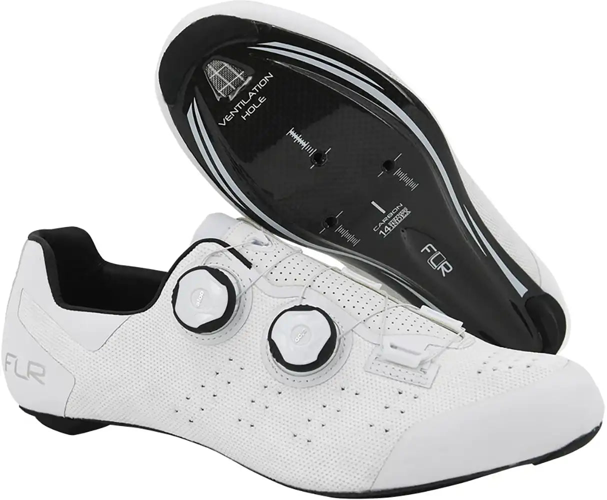 FLR FNT-9 Knit Carbon DIAL Mens Road Shoes - ABC Bikes