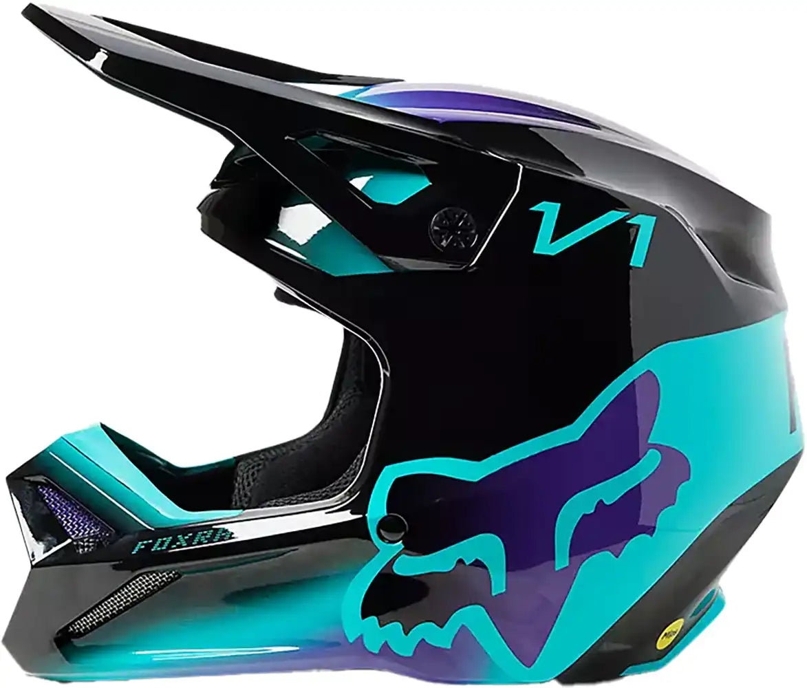 Fox V1 TOXSYK Youth Moto Helmet [product_colour] | ABC Bikes