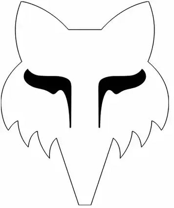 Fox Head 2.5 Sticker - ABC Bikes