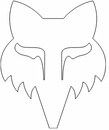 Fox Head 7 Die-Cut Vinyl Sticker - ABC Bikes