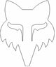 Fox Head 7 Die-Cut Vinyl Sticker - ABC Bikes