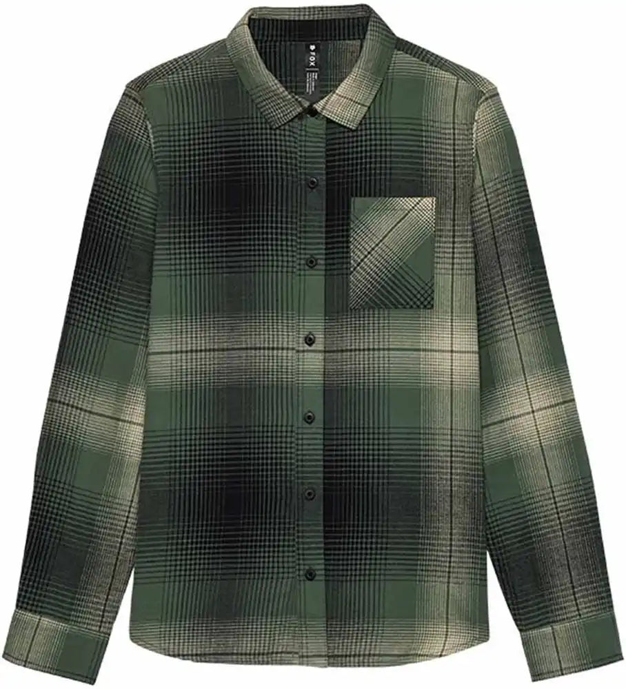 Fox Traildust Flannel LS Womens Shirt - ABC Bikes