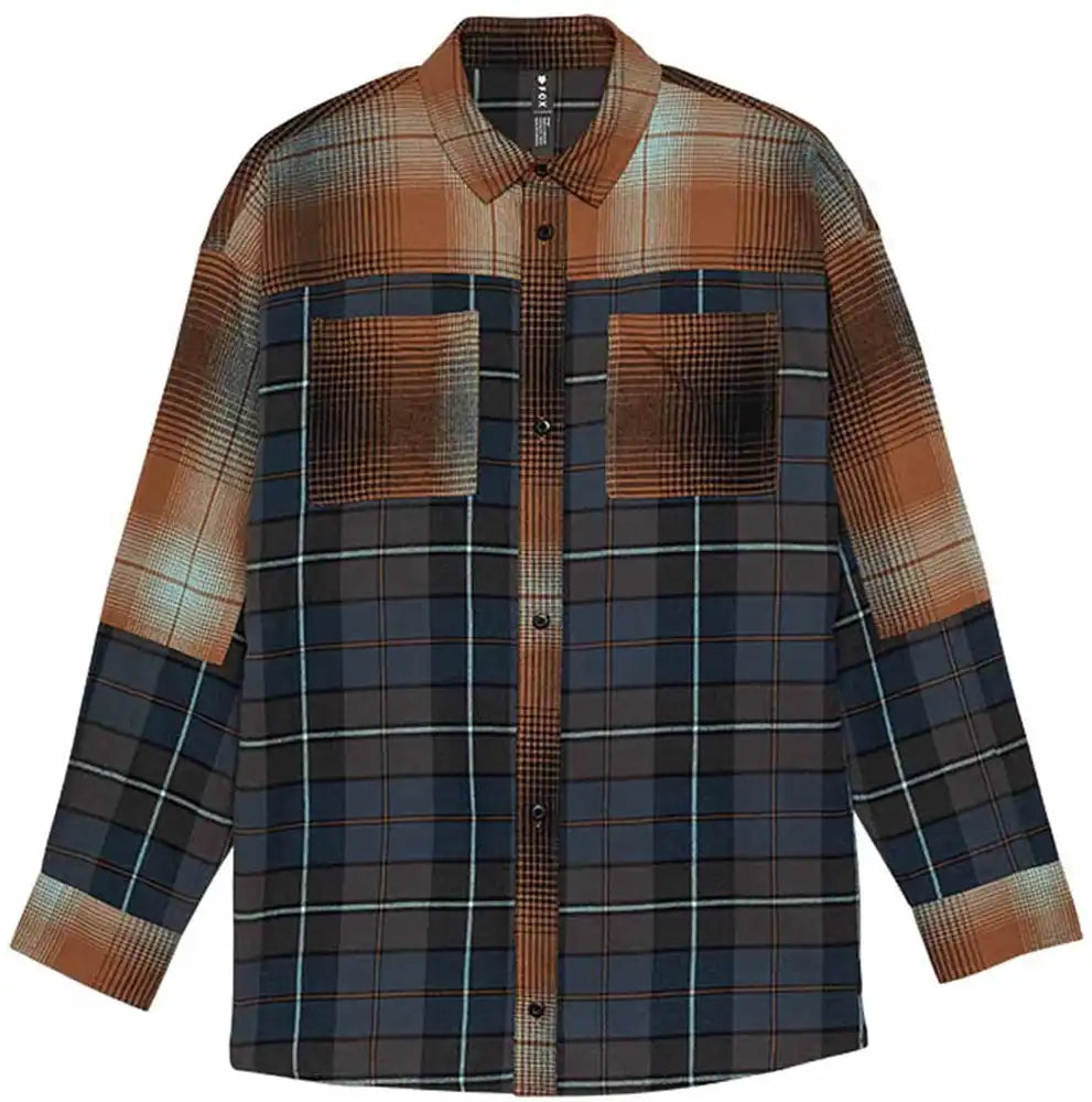 Fox Oversized Flannel LS Womens Shirt - ABC Bikes