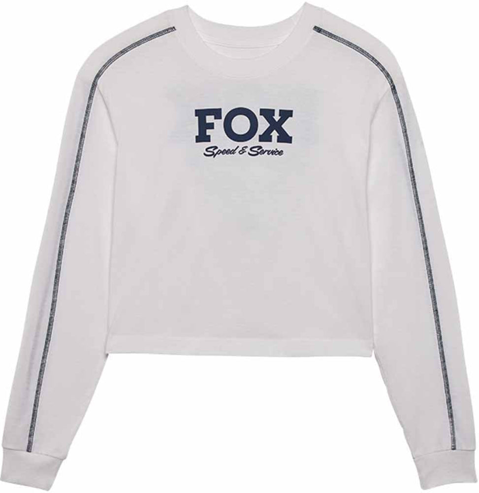 Fox Speed & Service Crop LS Womens T-Shirt