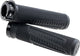 Leatt ReaFlex 6.0 Half Waffle Lock-On MTB grips in black, 30mm thin design, with textured half waffle pattern for mountain biking.
