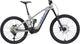 Giant 2026 Reign Advanced E+ 2 electric mountain bike with Moon Dust color, featuring full suspension and rugged tires.