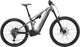Merida eOne Eighty 400 e-bike in gunmetal grey and black, showcasing its frame and mountain bike design.