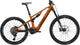 Merida eOne Sixty 8000 e-bike in Wild Honey and Black, featuring rugged frame and mountain bike tires.