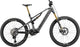 Merida eOne Sixty Limited e-bike in gunmetal grey and black, featuring a rugged mountain bike frame and advanced suspension.