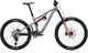 Gray and white Merida One Sixty FR 800 dual suspension mountain bike with sleek frame and front and rear suspension.