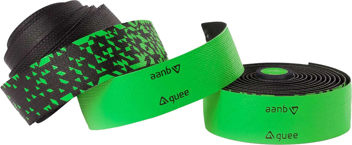 Guee SL Dual Handlebar Tape in green, bicycle accessories for comfortable grip and stylish bike customization.
