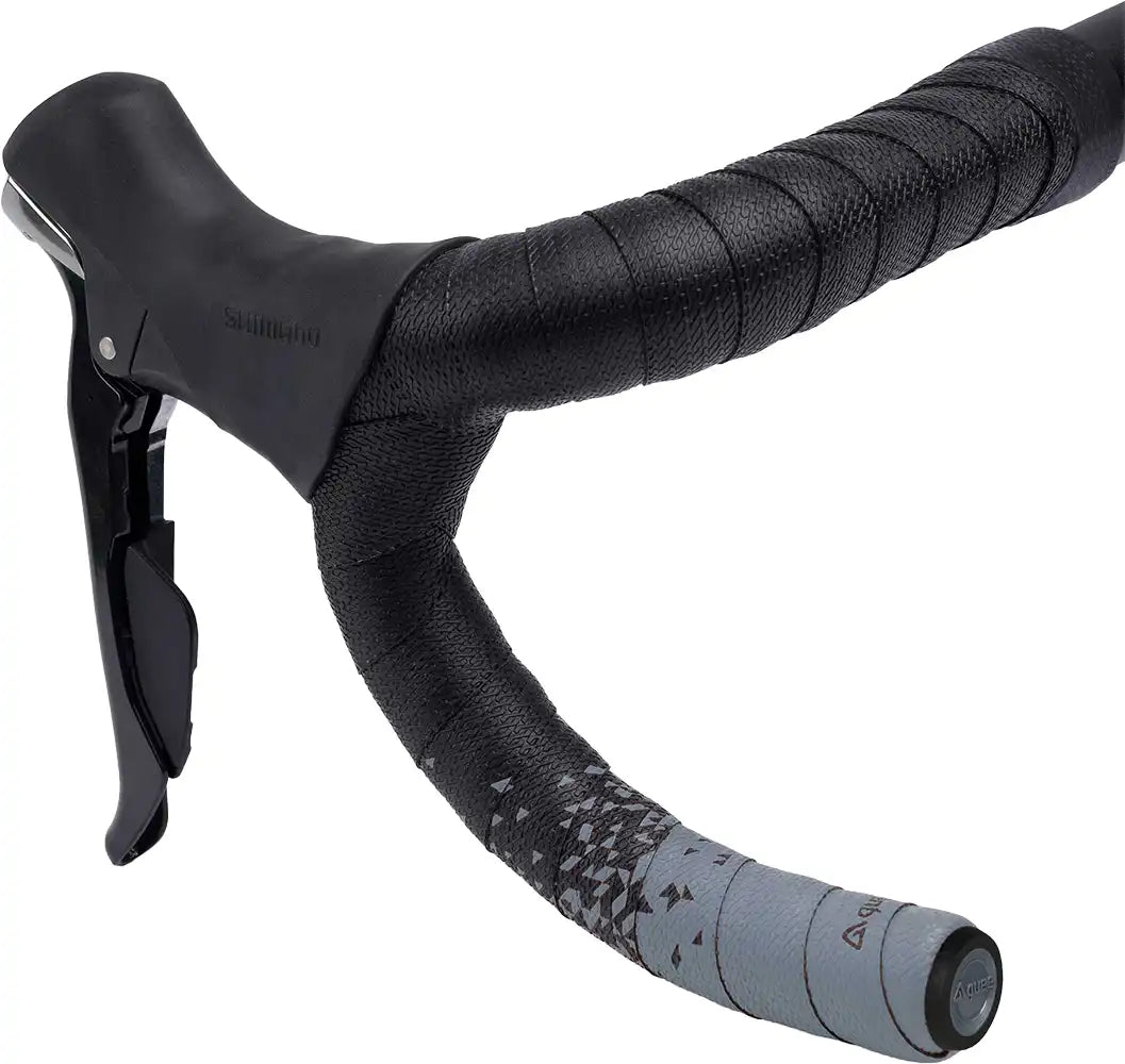 Guee SL Dual Handlebar Tape in grey, bike accessories, showing textured surface for grip and comfort on a road bike.