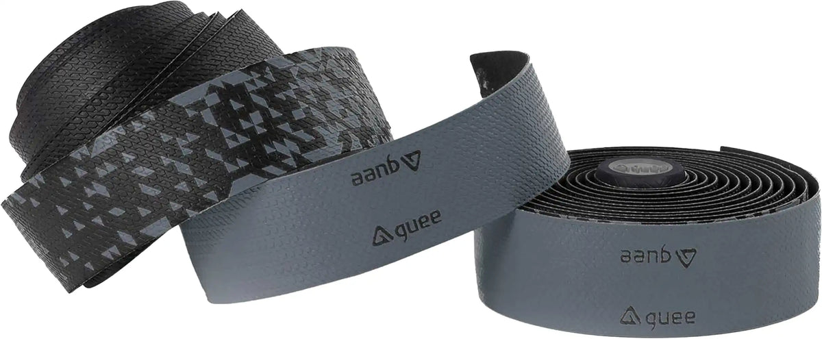 Guee SL Dual Handlebar Tape in grey, bicycle accessories, showing textured surface and dual-layer design for comfortable grip.