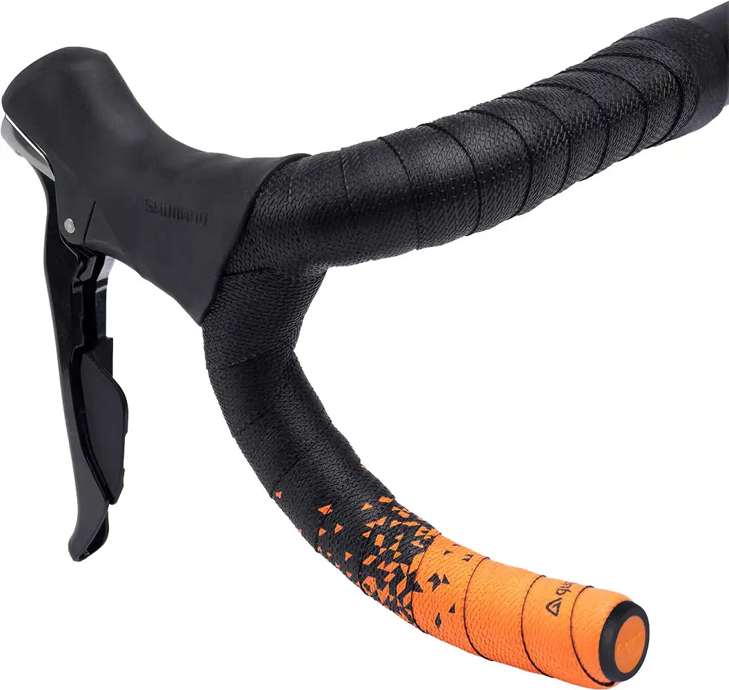 Guee SL Dual Handlebar Tape in vibrant orange, designed as a bike accessories for comfortable grip and style.