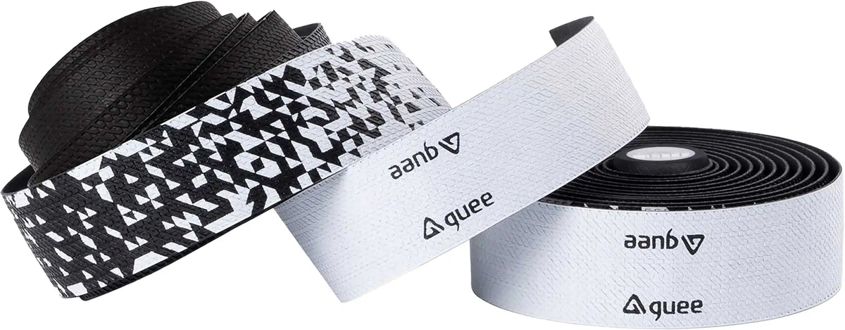 Guee SL Dual Handlebar Tape in white, bike accessories for comfortable grip and stylish cycling setup.