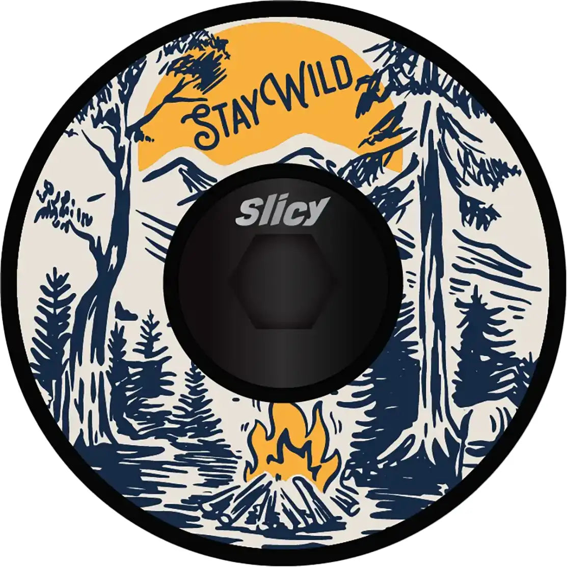 Slicy Fun Cap Handlebar Stem Cap - ABC Bikes