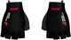 Santini Paris Roubaix SF men's cycling gloves in black with padded palms and breathable fabric for comfort and grip.