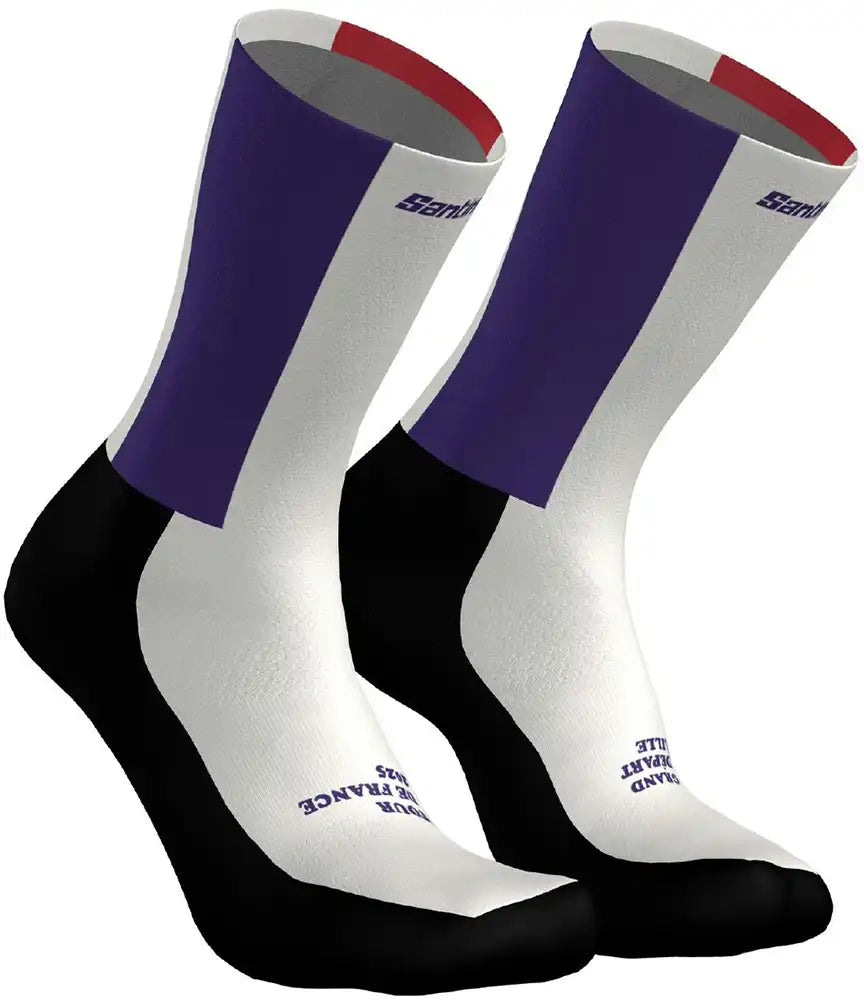 Santini TDF Grand Depart Lille Mens Socks