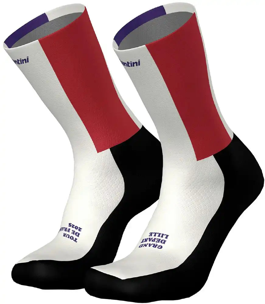Santini TDF Grand Depart Lille Mens Socks