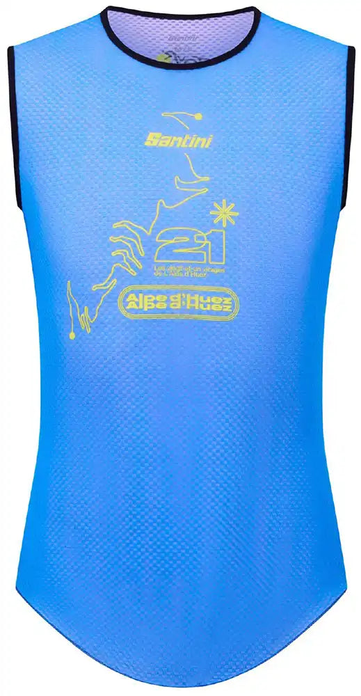Santini TDF Alpe d'Huez Stage SL Mens Baselayer