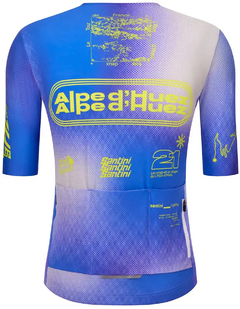 Santini TDF Alpe d'Huez Stage SS Mens Jersey