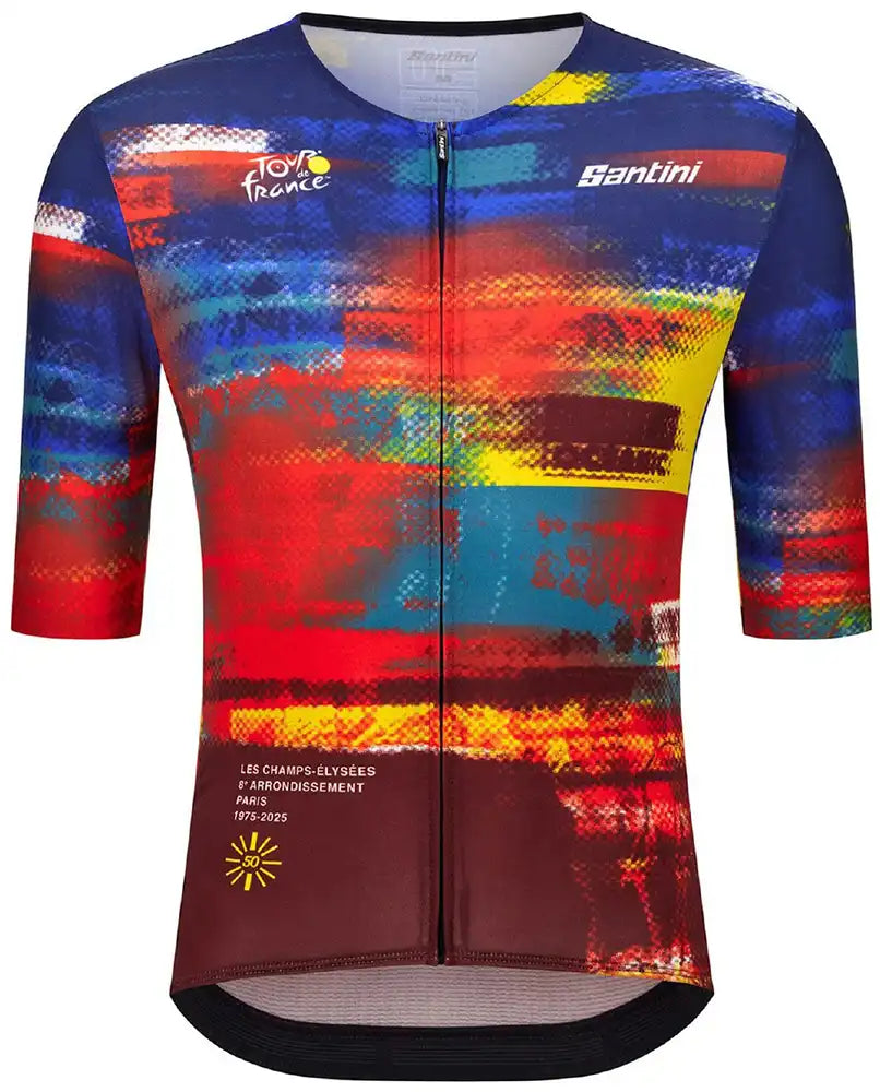 Santini TDF Arrivee 50th Anniversary Dash SS Mens Jersey