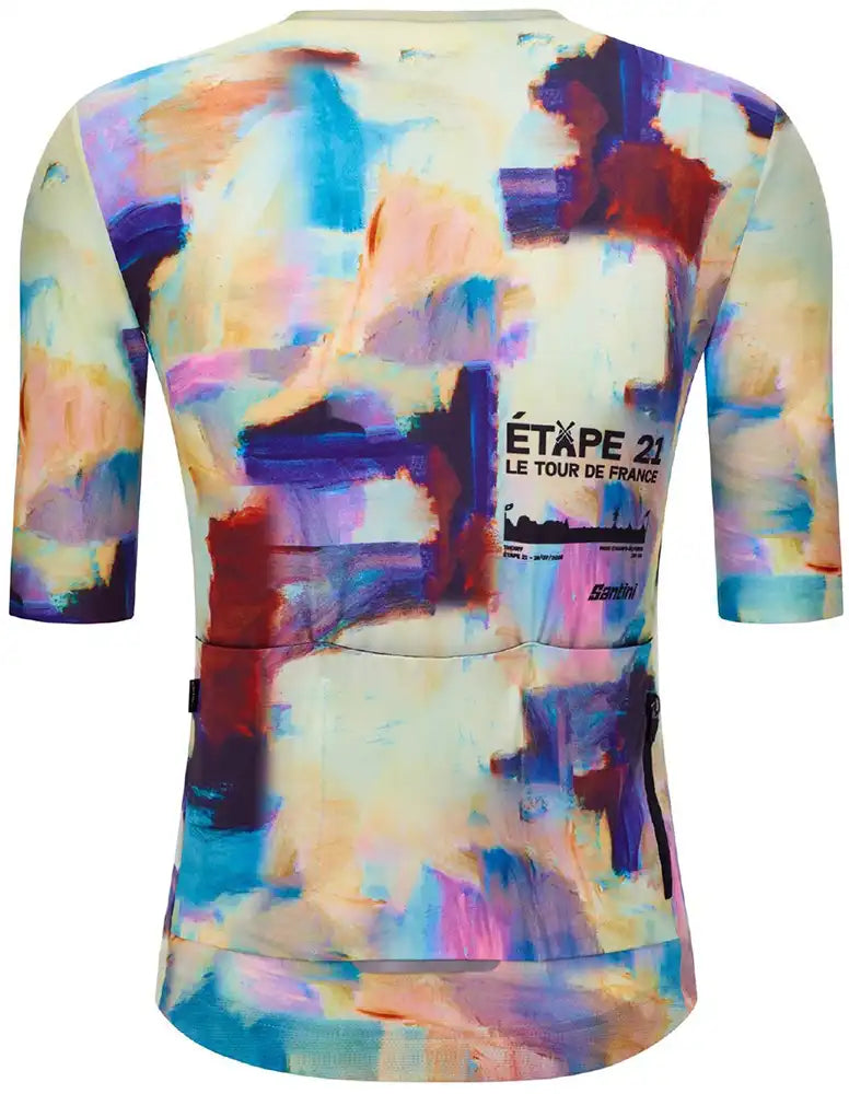 Santini TDF Arrivee Montmartre SS Mens Jersey