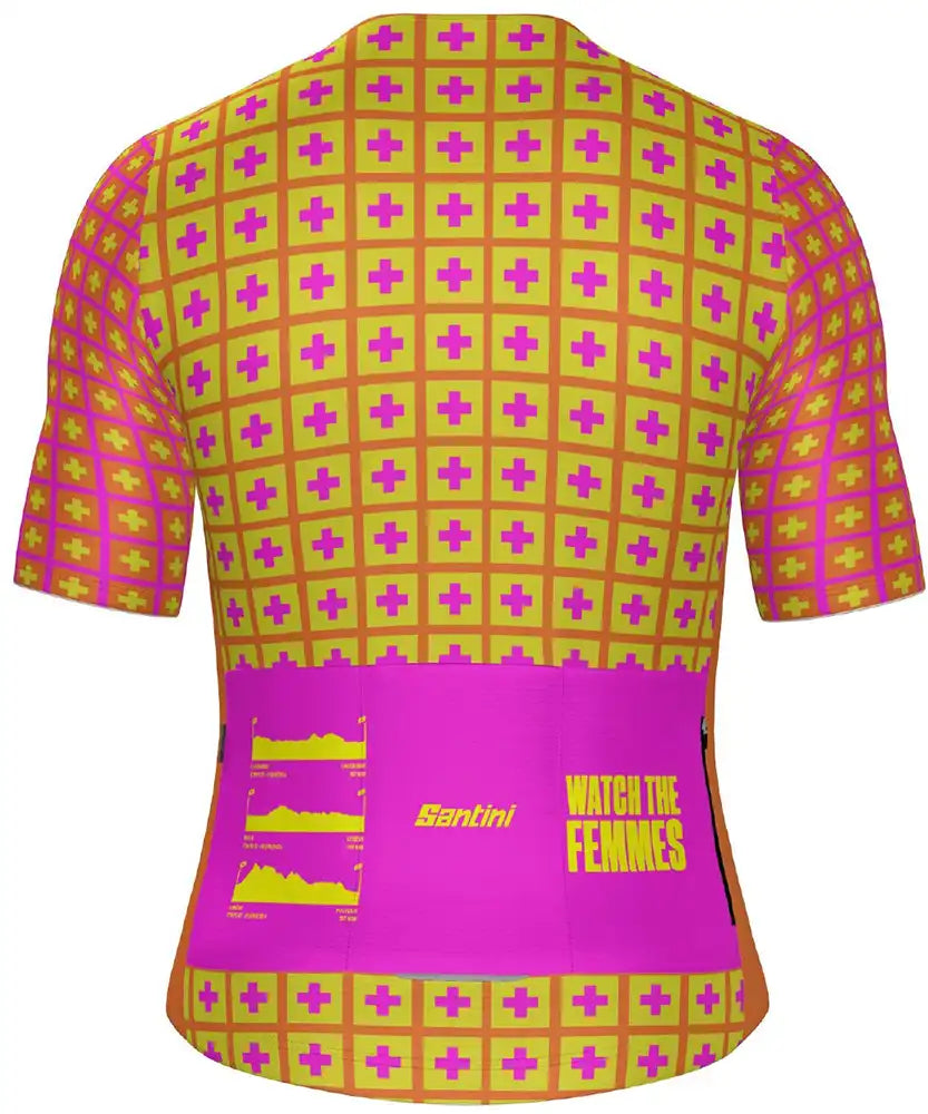 Santini TDFF Grand Depart Suisse SS Womens Jersey