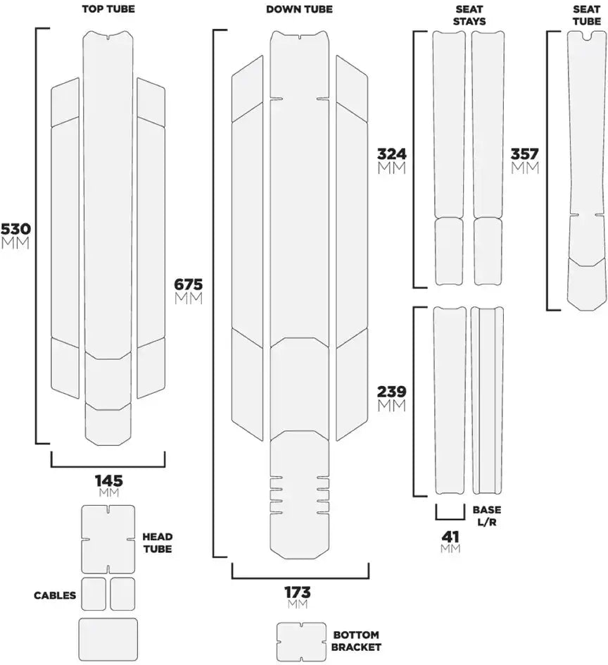 Slicy Sublimistick Ultimate Frame Protection - ABC Bikes