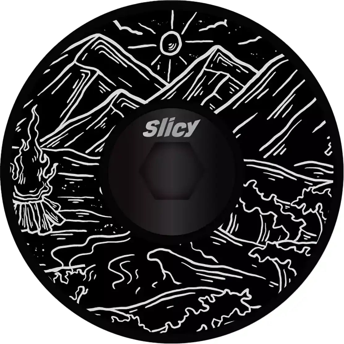 Slicy Fun Cap Handlebar Stem Cap - ABC Bikes