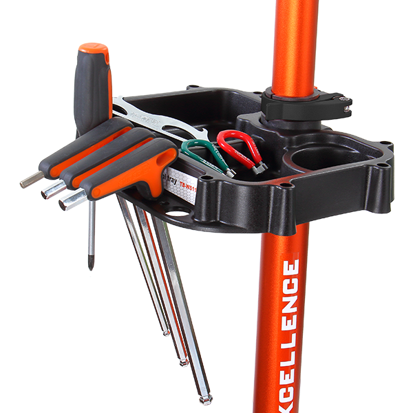 Super B TB-WS30 Professional Work Stand clamp detail