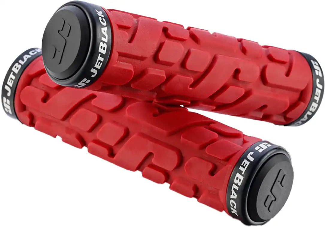 Jetblack Rivet Lock On Grips - ABC Bikes