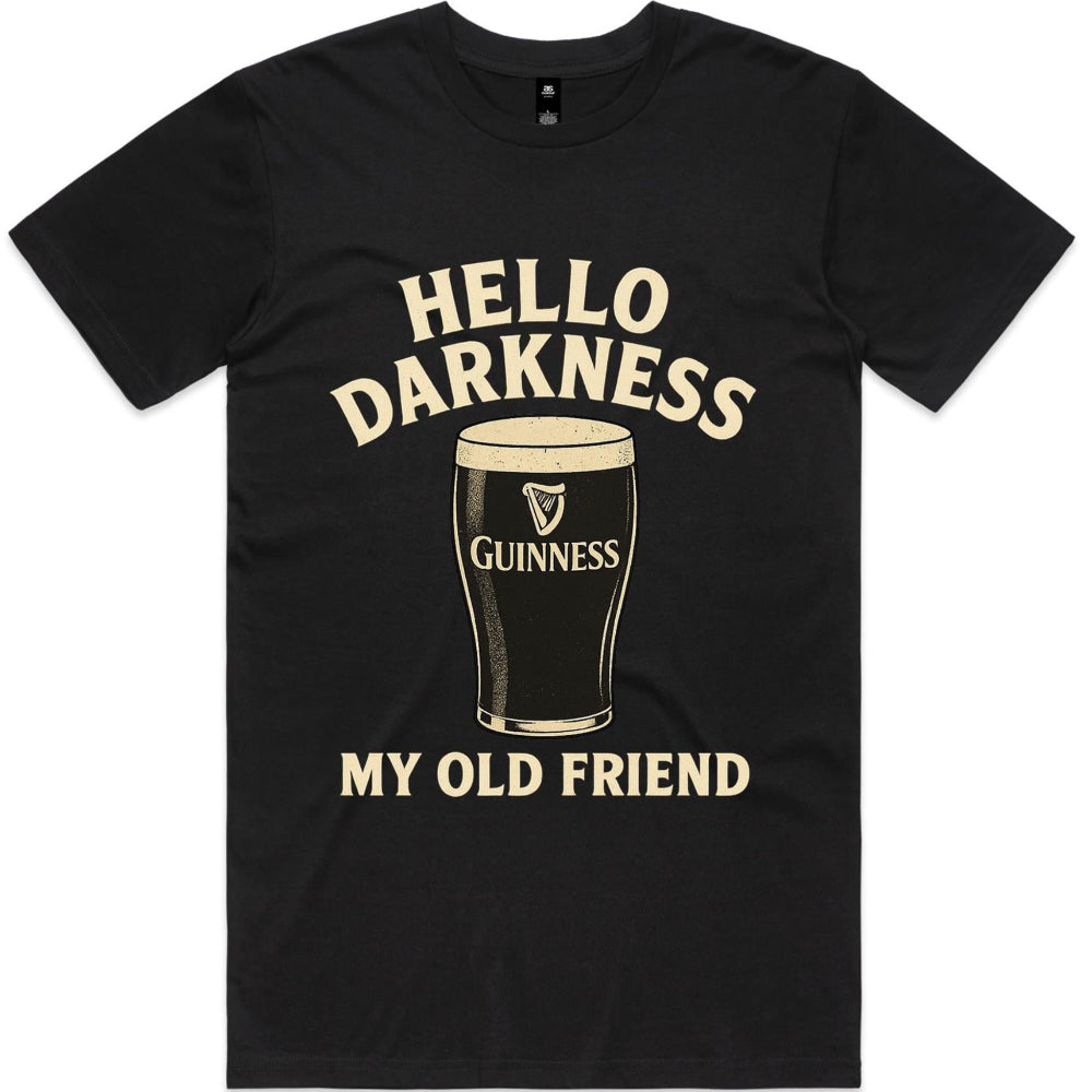 Hello Darkness My Old Friend Mens SS T-Shirt [product_colour] | ABC Bikes