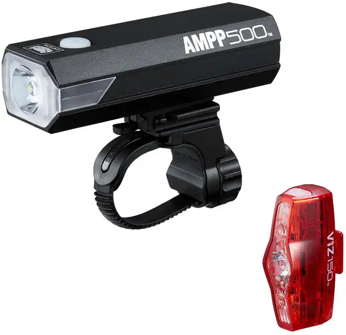 Cateye AMPP 500 / ViZ 150 USB Lightset - ABC Bikes