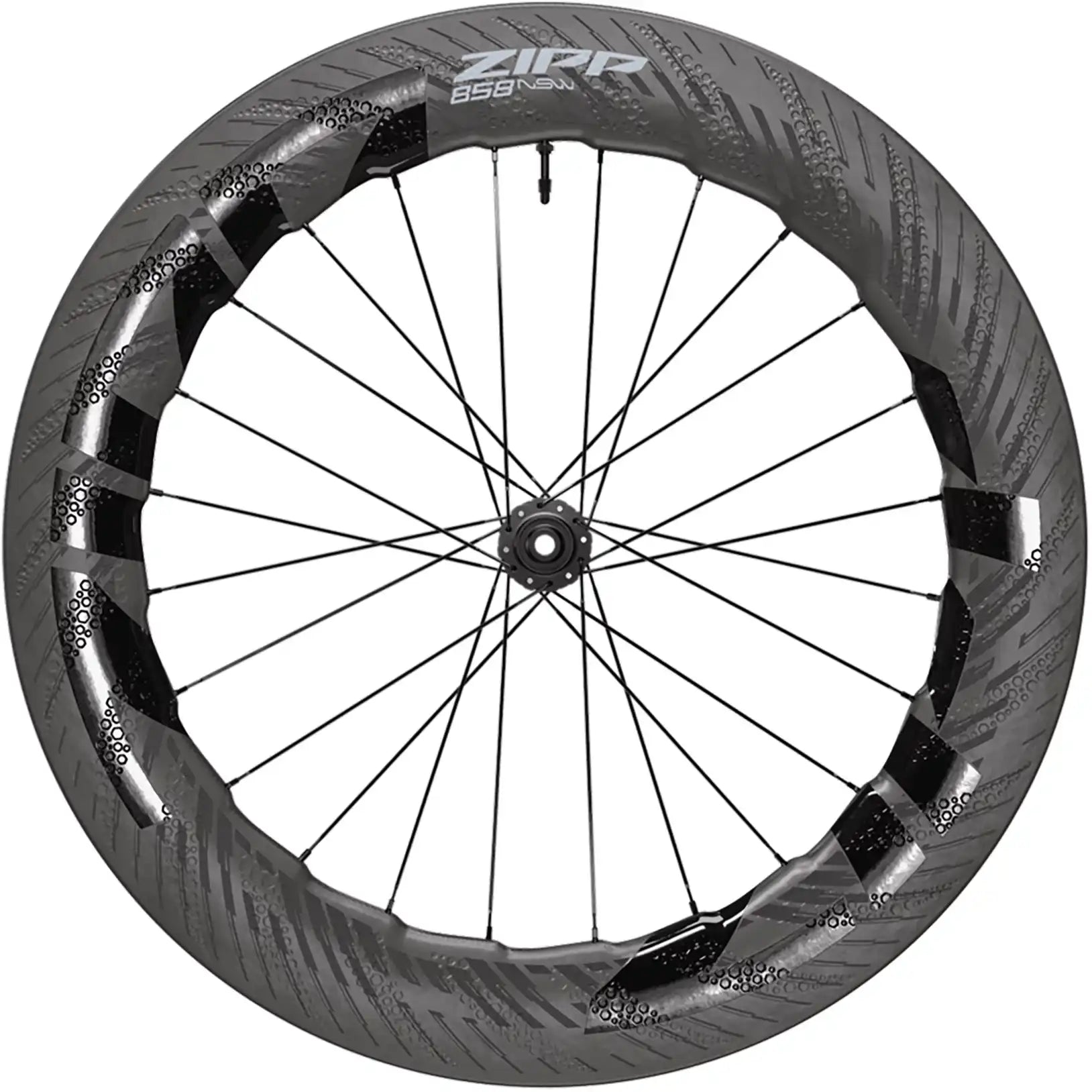 Zipp 858 NSW Tubeless Disc Road Wheel - ABC Bikes