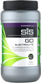 Science in Sport SIS Go Electrolyte Sports Fuel in blackcurrant flavor, 500g container for hydration and energy during exercise.