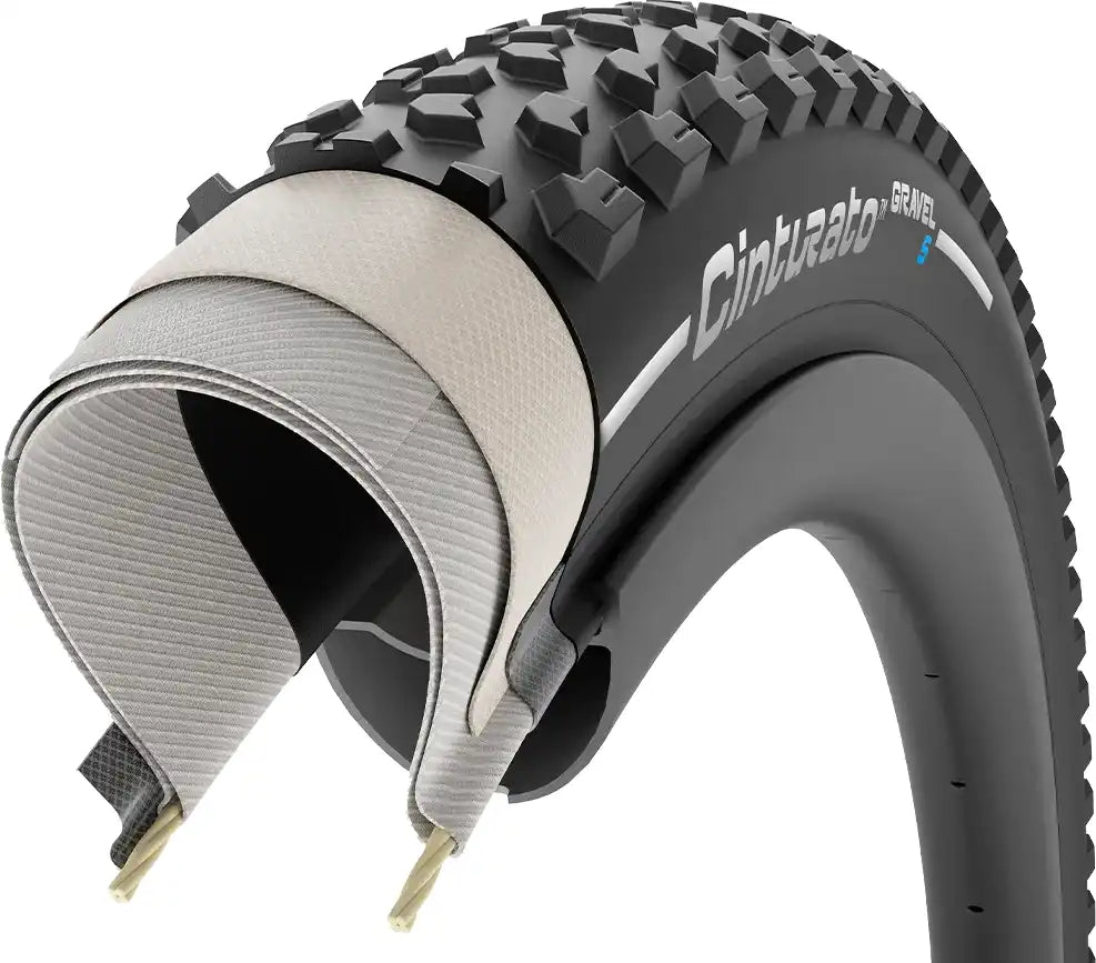 Pirelli Cinturato Gravel S TLR Tubeless Folding Gravel Tyre - ABC Bikes