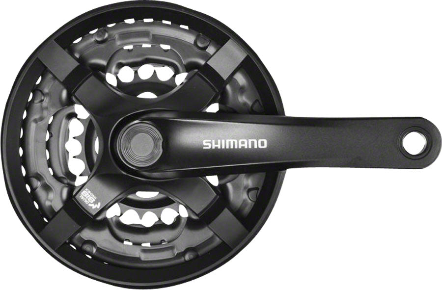 Shimano Tourney FC-TY501 triple crankset 42-34-24T black