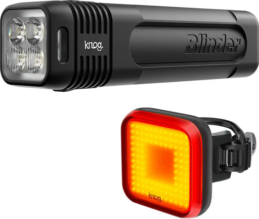 Knog Blinder 900 / Square 100 USB Lightset - ABC Bikes