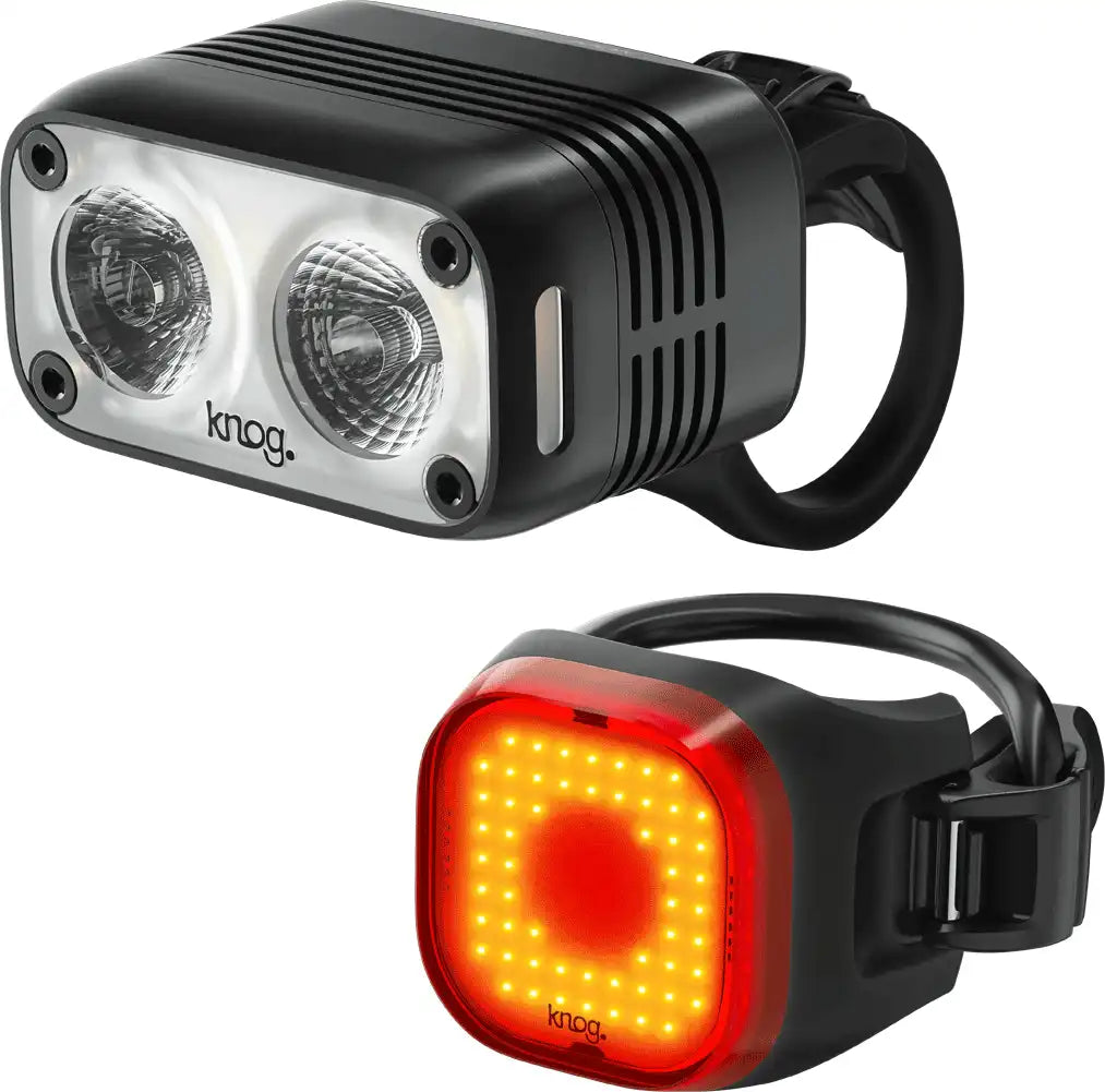 Knog Blinder Road 600 / Blinder Mini Square 30 USB Lightset - ABC Bikes