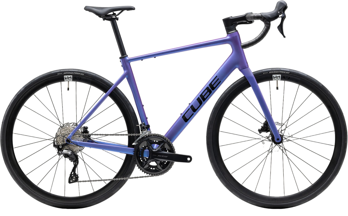 2027 Cube Attain SLX in Blue Iris n Black