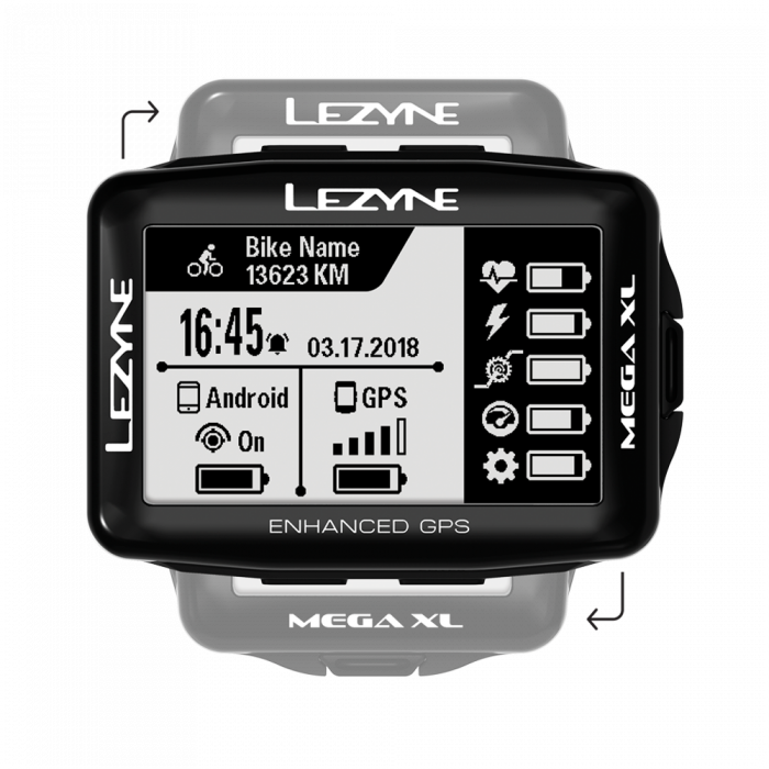 Lezyne Mega XL GPS Computer - ABC Bikes