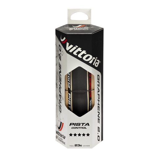 Vittoria Pista Control Folding Track Tyre 700 x 23 Black/Para | ABC Bikes