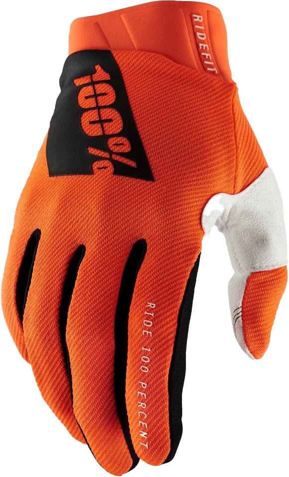 100% Ridefit Mens MTB Gloves - ABC Bikes