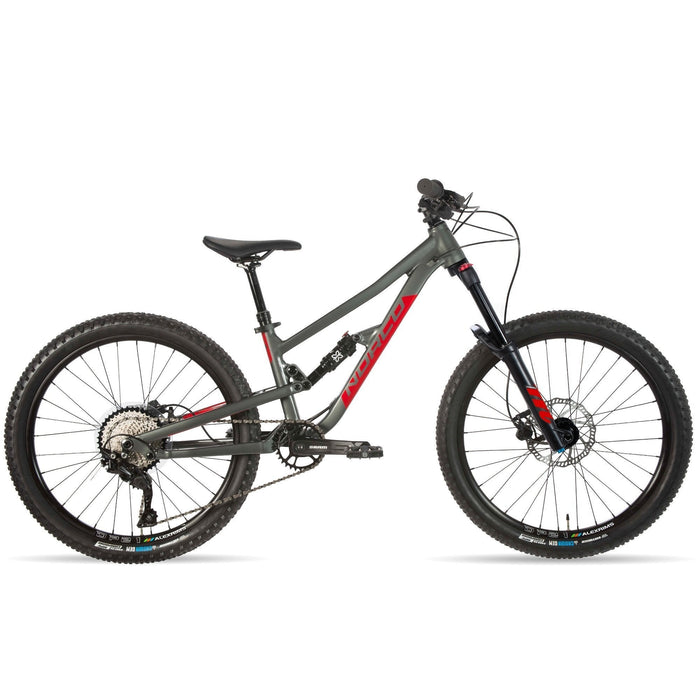2022 Norco Fluid FS 2 24 Charcoal Grey/Candy Apple Red | ABC Bikes