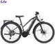 Liv Amiti-E+ 2021 e-bike with lightweight frame, integrated battery, and modern design, suitable for urban and trail riding.