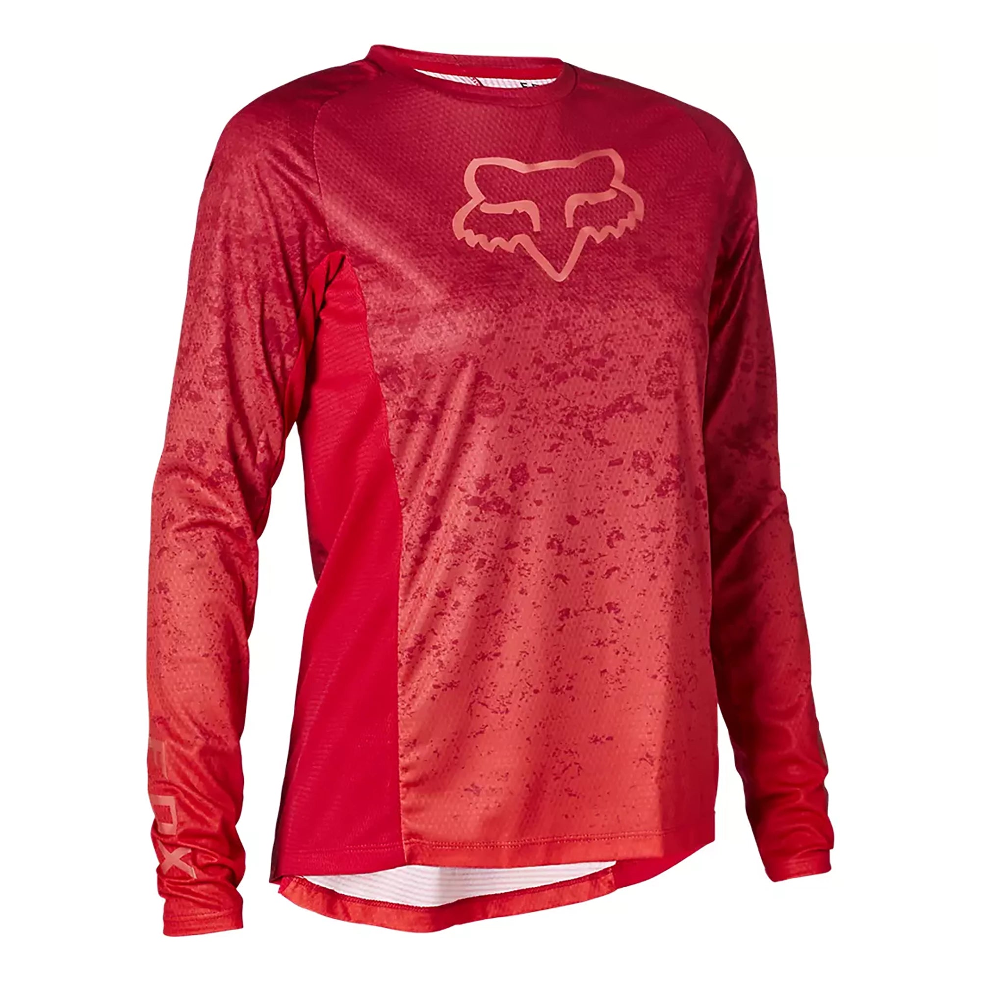 Fox Defend Lunar Womens LS MTB Jersey XS Berry Punch | ABC Bikes