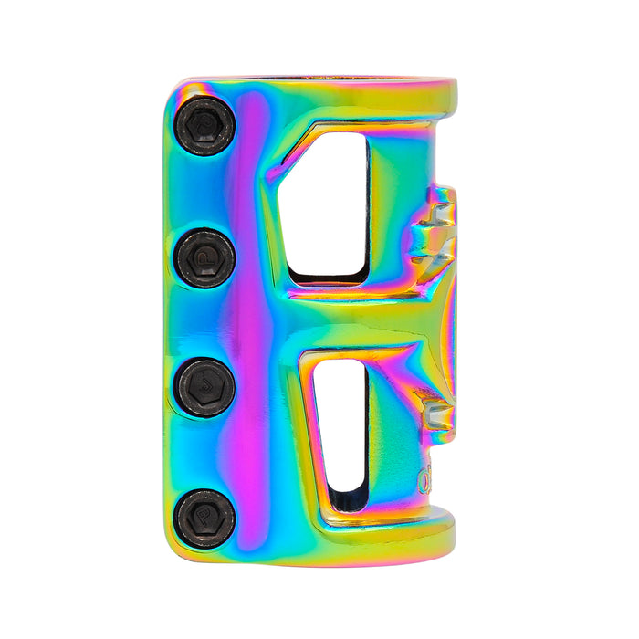 Oath Cage 4-Bolt SCS Scooter Clamp Neo Chrome | ABC Bikes