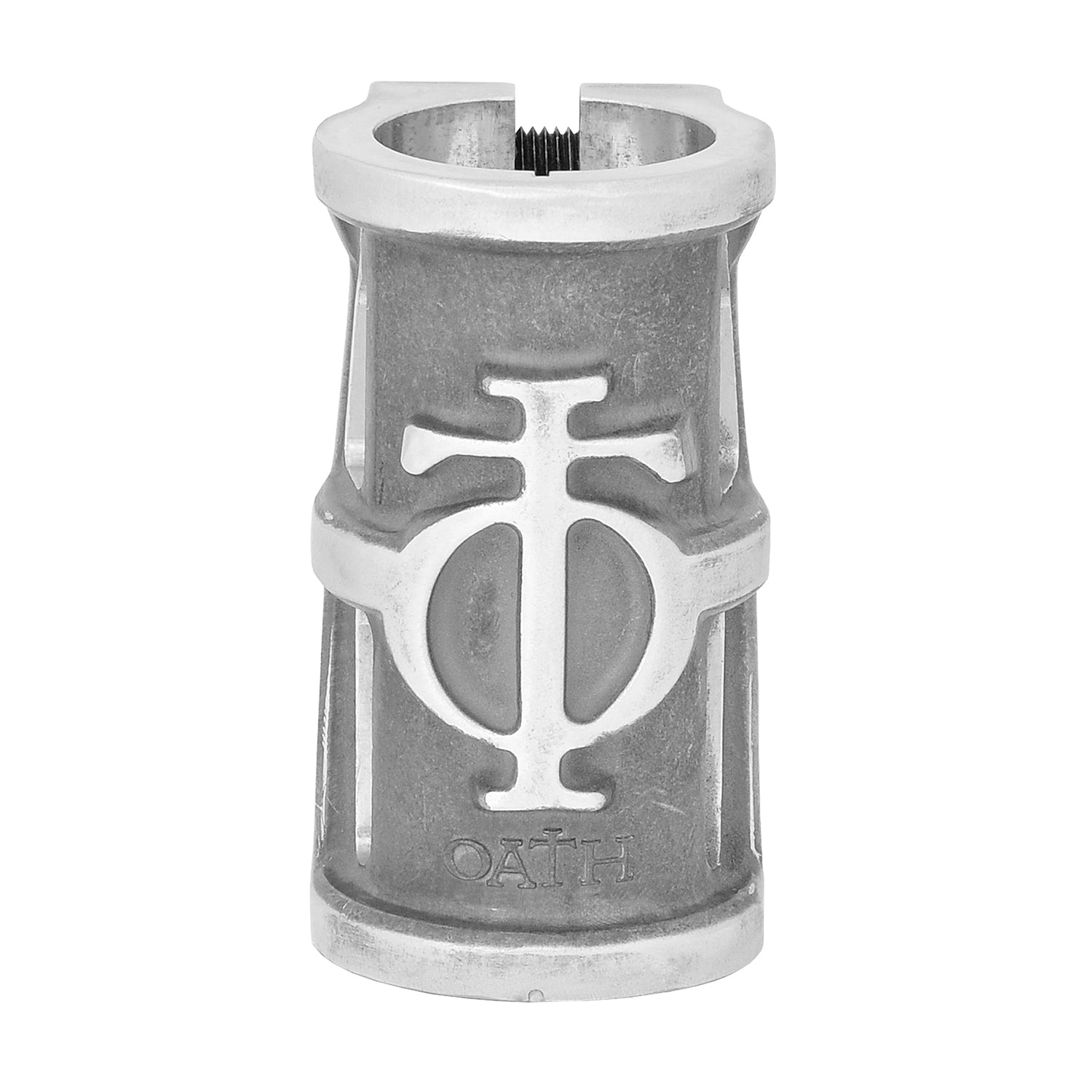 Oath Cage 4-Bolt SCS Scooter Clamp Neo Chrome | ABC Bikes